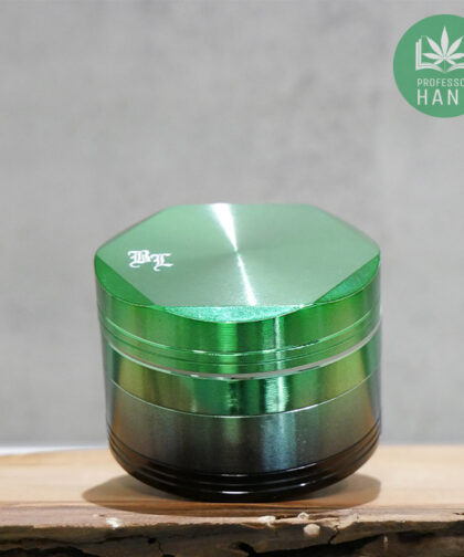 Black Leaf Alu Grinder 4-tlg. grün-schwarz schillernd