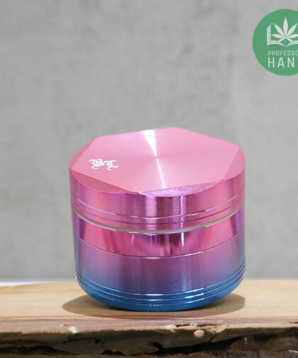 Black Leaf Alu Grinder 4-tlg. pink-blau schillernd