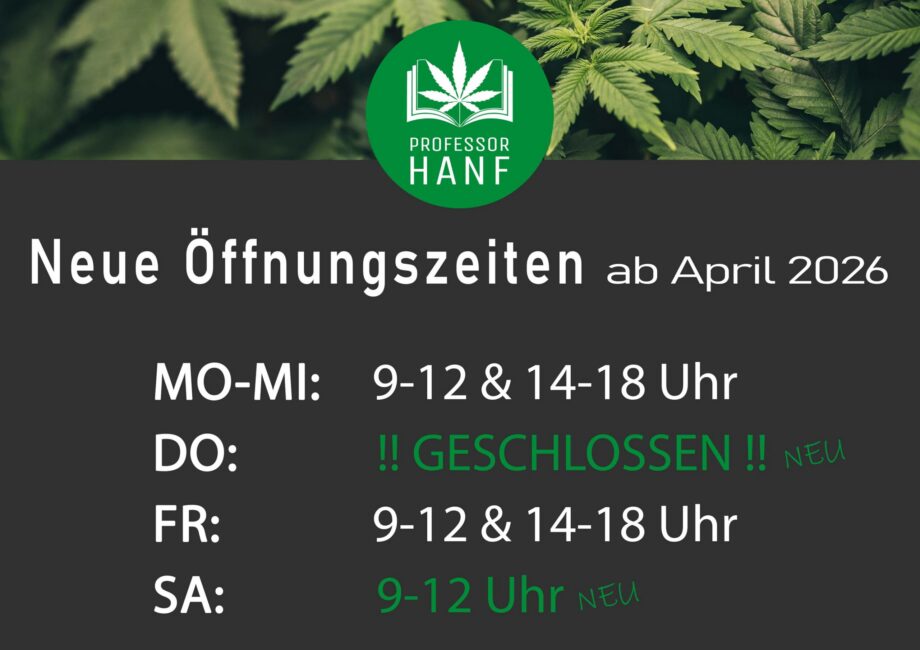 Professor Hanf Neue Öffnungszeiten