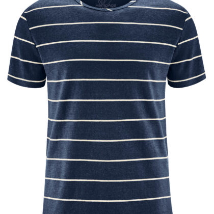 HempAge Herren Hanf T-Shirt gestreift, verschiedene Farben